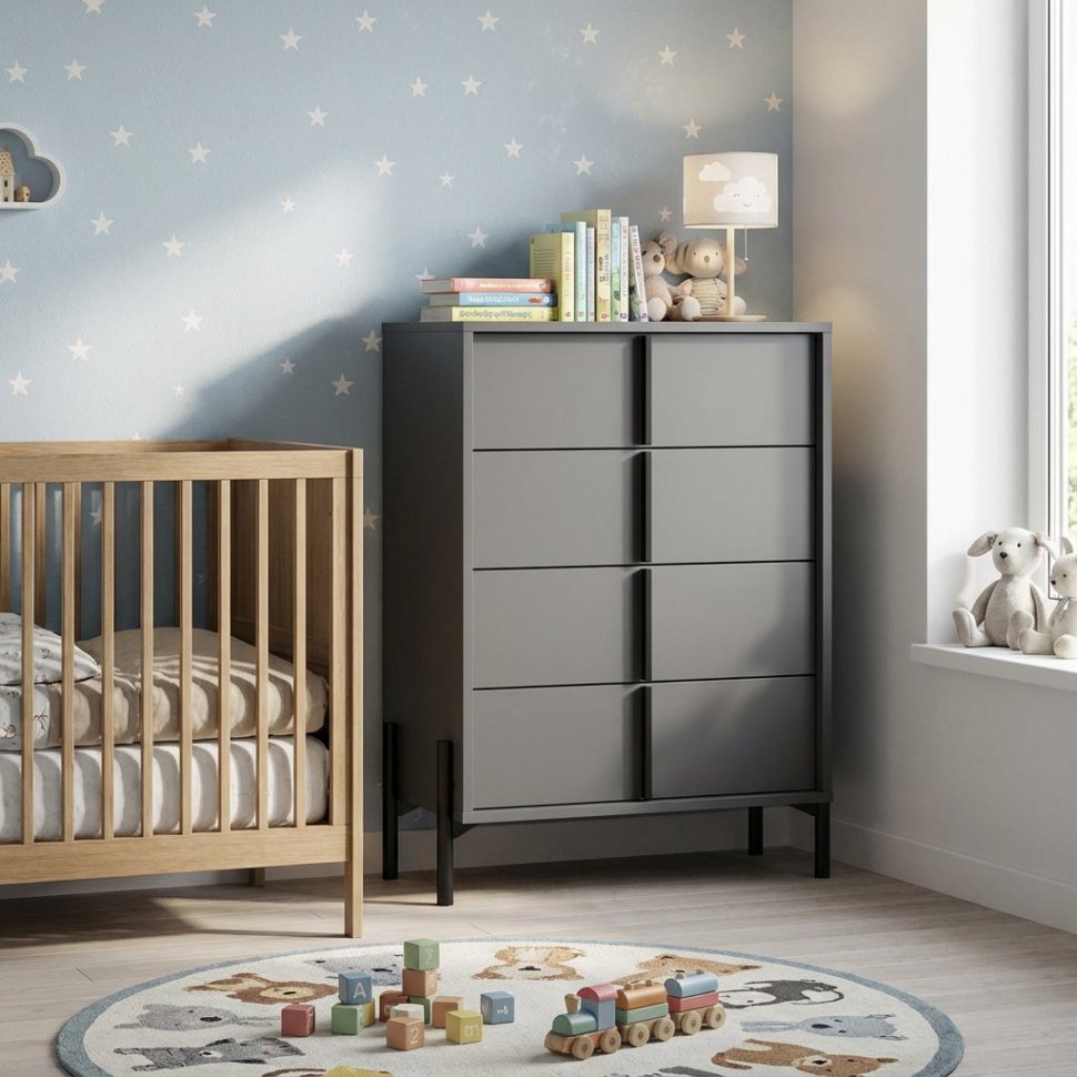 НМ 040.29 комод Тео Антрацит