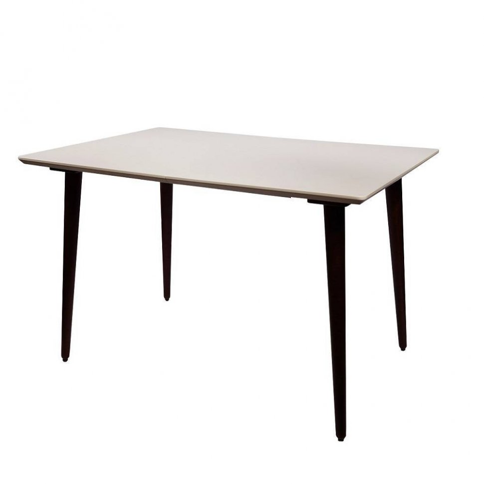 Стол раздвижной Ронда 120, орех/слоновая кость