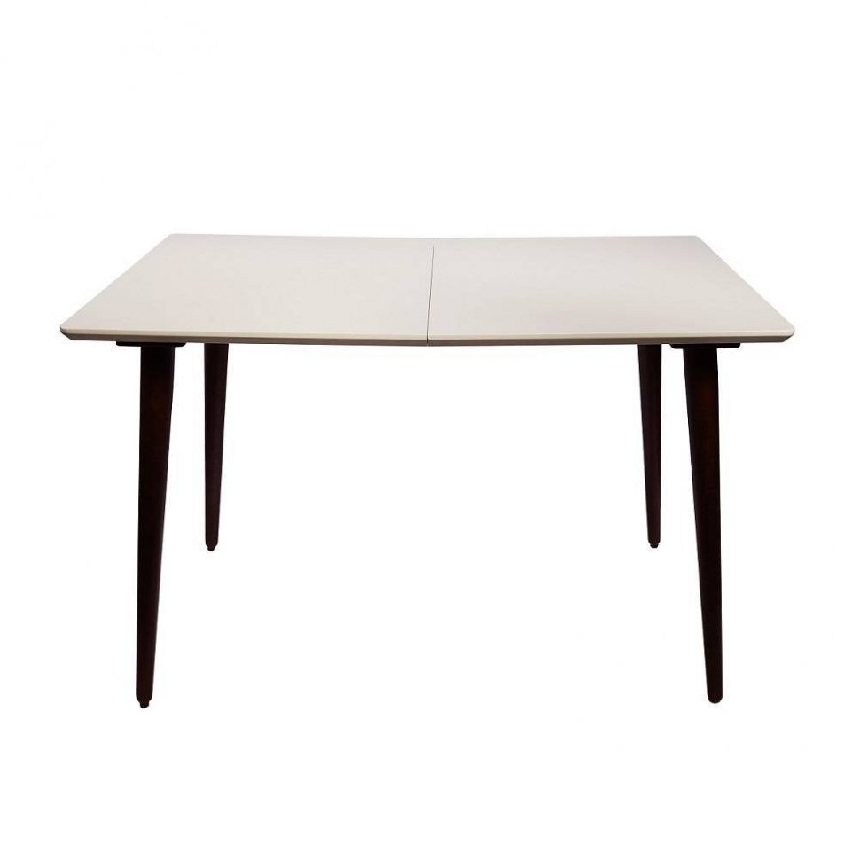 Стол раздвижной Ронда 120, орех/слоновая кость