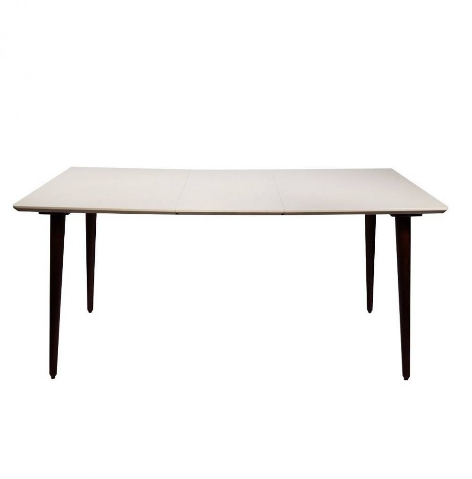 Стол раздвижной Ронда 120, орех/слоновая кость