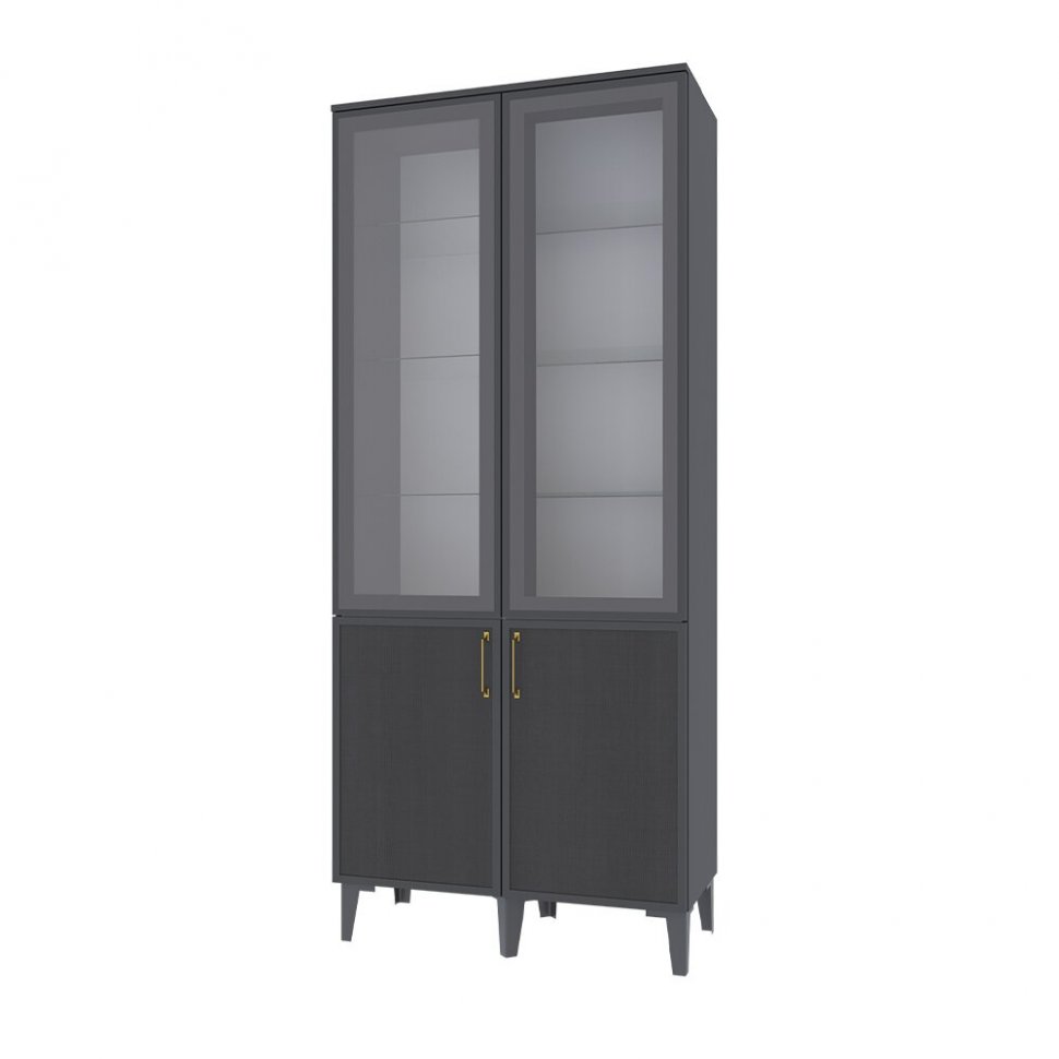 Гостиная модульная Толедо. Графит серый. Комплект 1