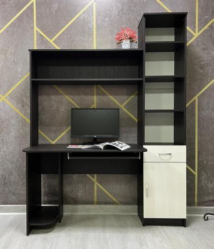 Интел-2 стол компьютерный Бодега Темный / Светлый