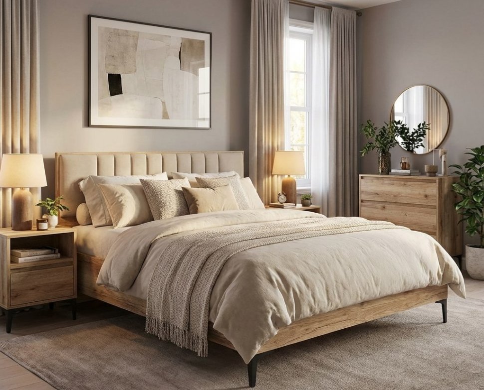 НМ 040.54 кровать Арден Дуб Делано