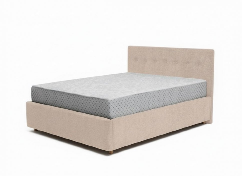 Кровать Nova 1600 с основанием / бежевый №4