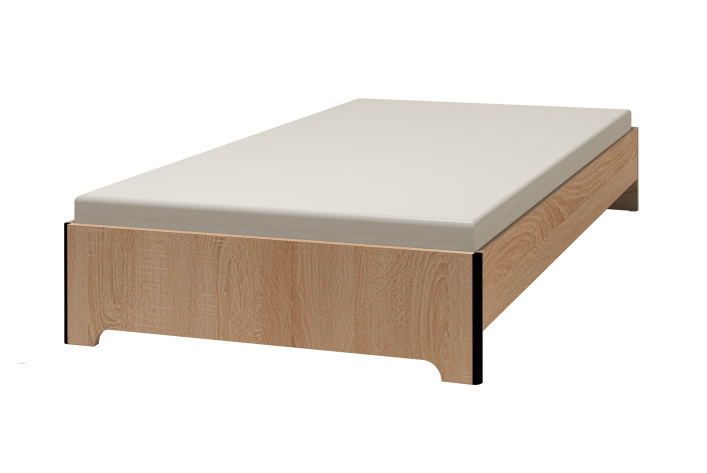 Кровать 160х200  ЭКО 2 Глазов-мебель (Дуб сонома)