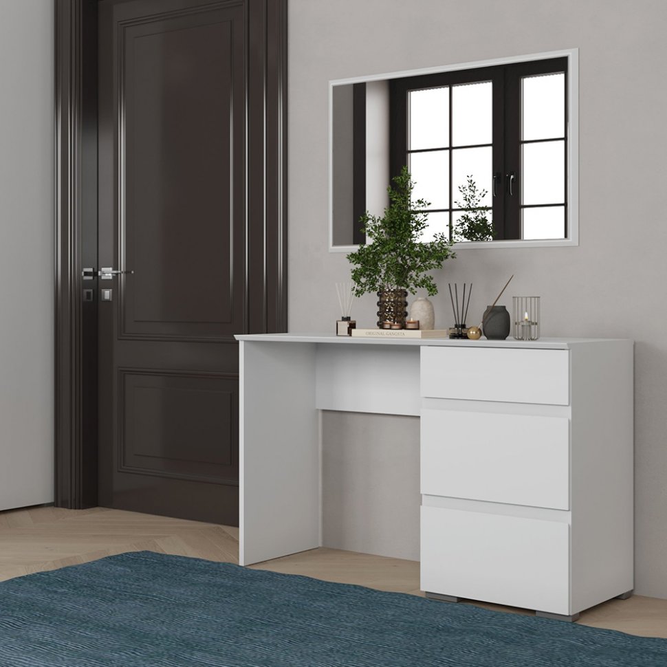 Стол косметический Плейона (ТЭКС) Белый