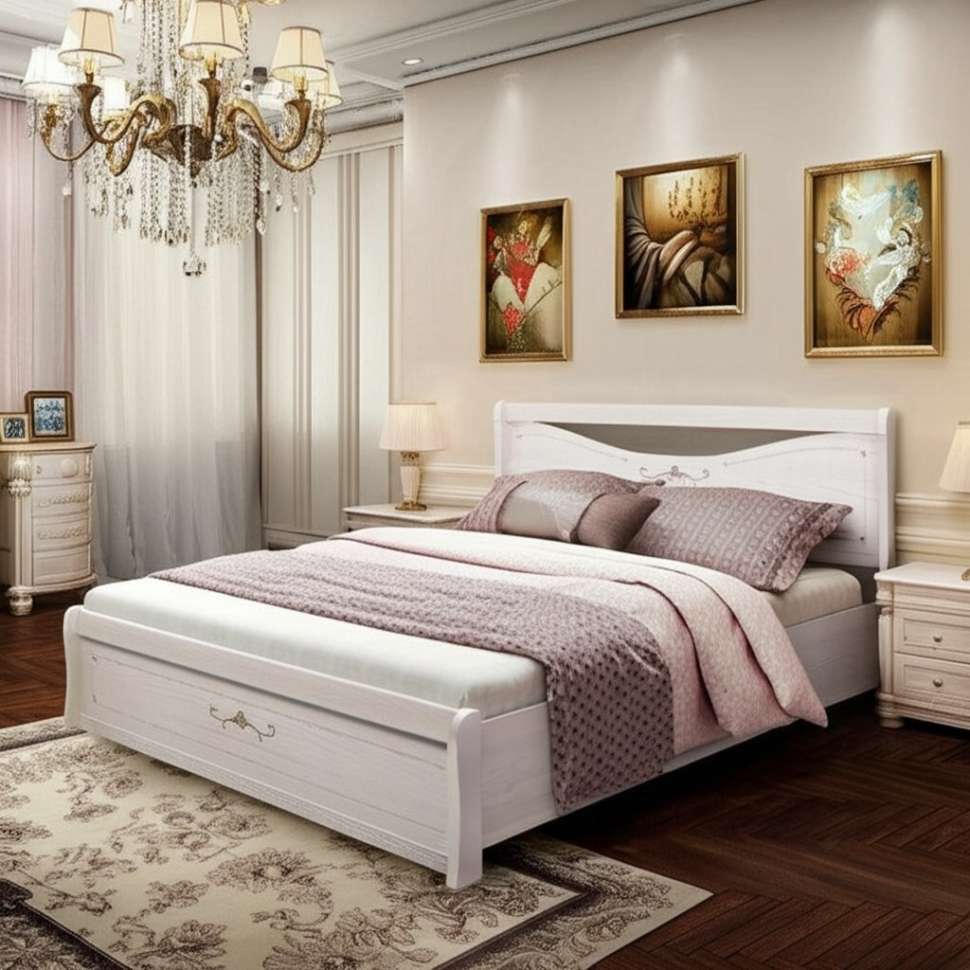 Кровать 160х200  Афродита 01 (Арника) без основания