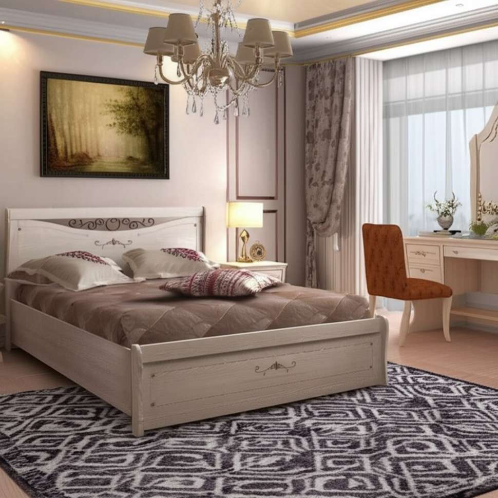 Кровать 160х200  Афродита 01 (Арника) без основания
