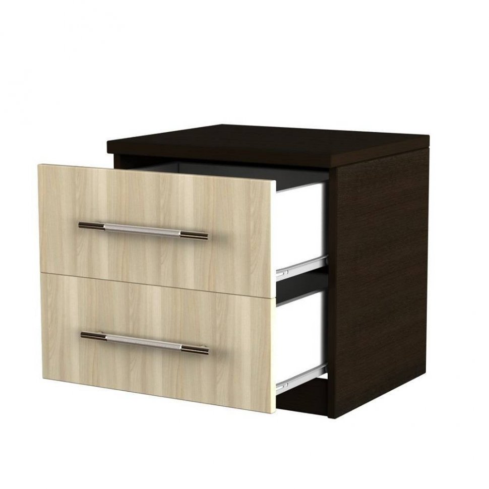 Тумбы Юнона (комплект 2 шт.) Венге / Дуб Молочный