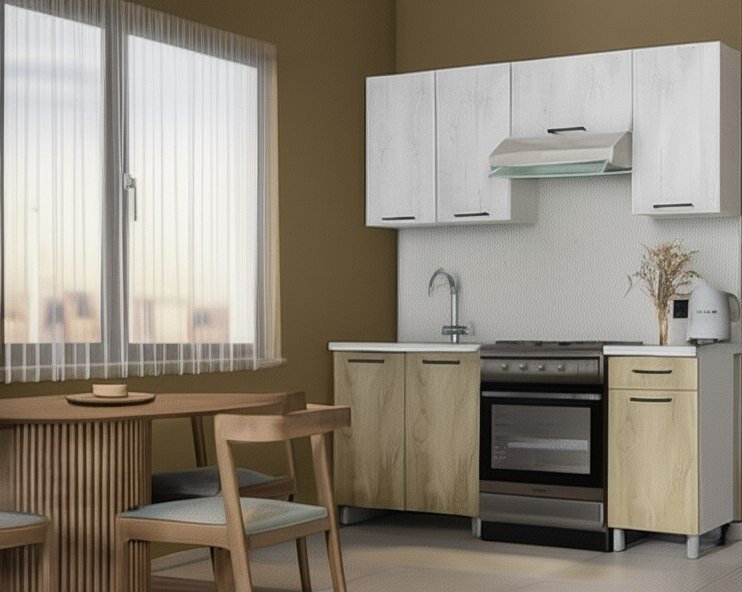 Кухня Палермо 1,8 м с окапом