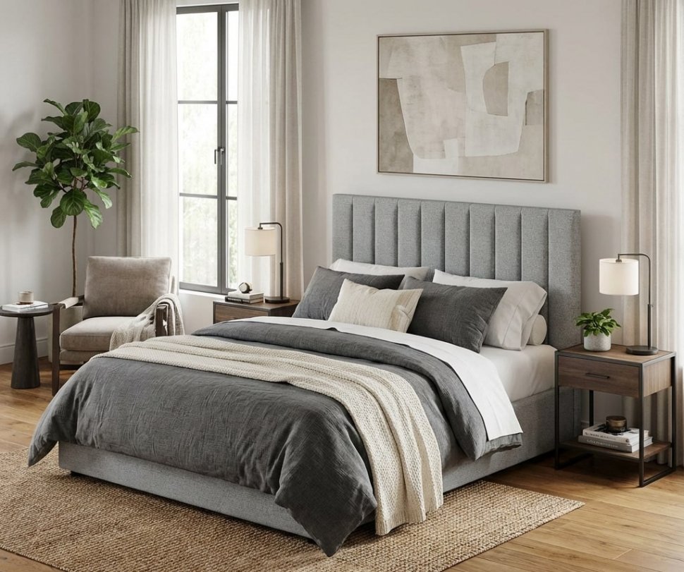 Кровать Ingrid 1800 модель 312 Анри 35