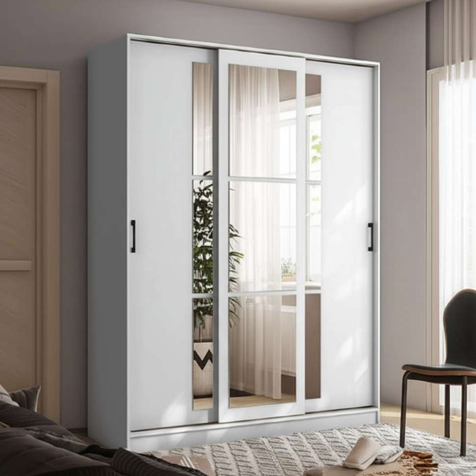 Шкаф-купе Стиль-2 (ТЭКС) 1600 Белый