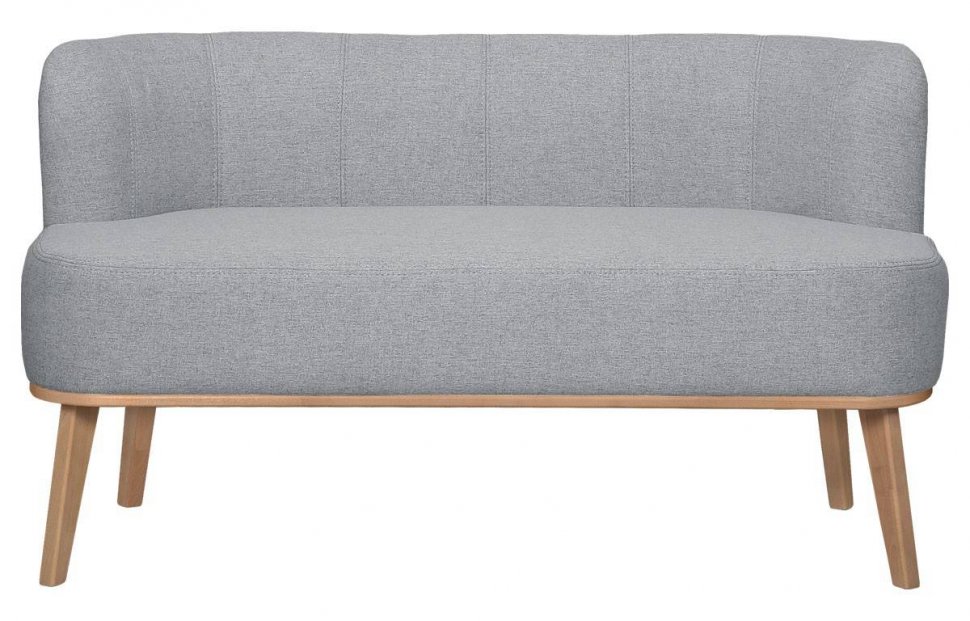 Диван прямой Жирон (Серый/Бук)