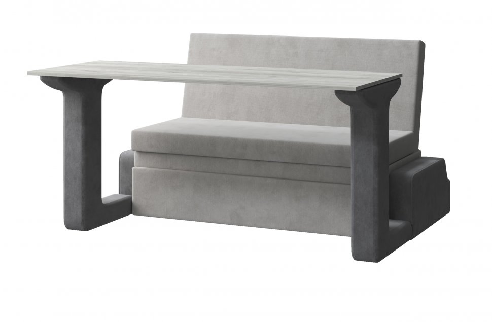 Диван 3в1 со столом Смарт-2 (MLK) Коричневый