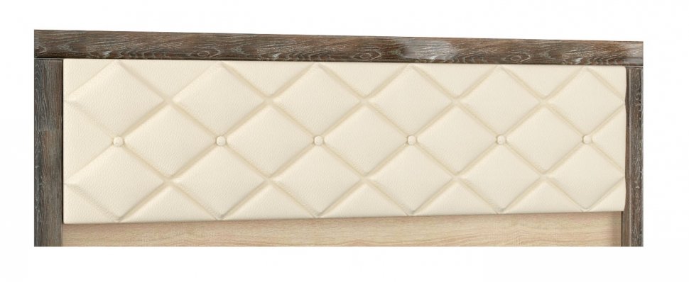 Кровать 160х200 Мадлен с настилом из ДСП (ТЭКС) Дуб Шале мореный