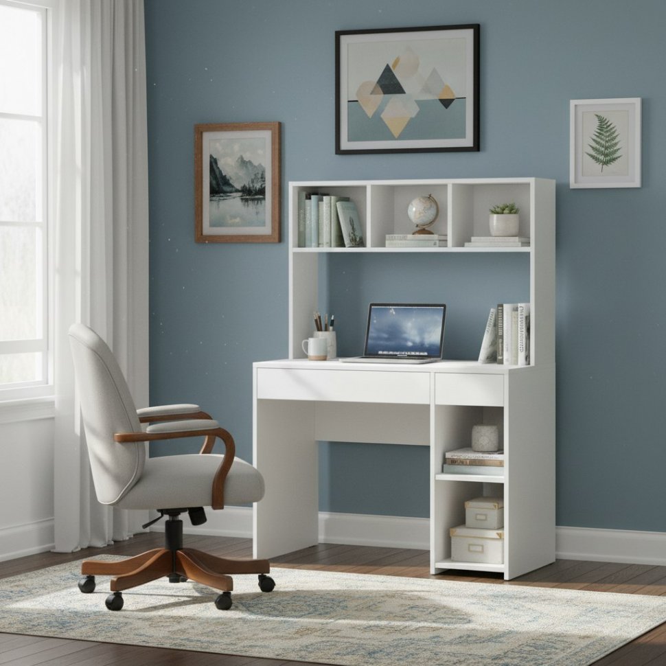 Комфорт Стол компьютерный 12.77 Белый