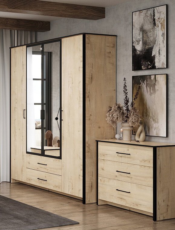 Зеркало настенное Берлин 7 (Ижмебель)