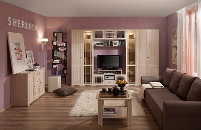 Шкаф для белья Глазов-мебель Sherlock 8 (левый)