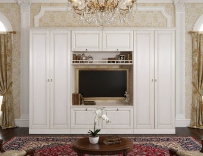 Гостиная Вероника-12 бодега светлый/ясень патина