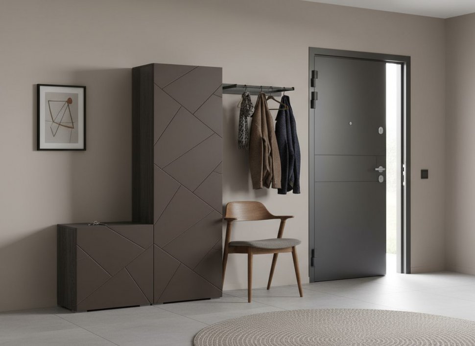 Прихожая Summit 3 ясень анкор тёмный/софт графит