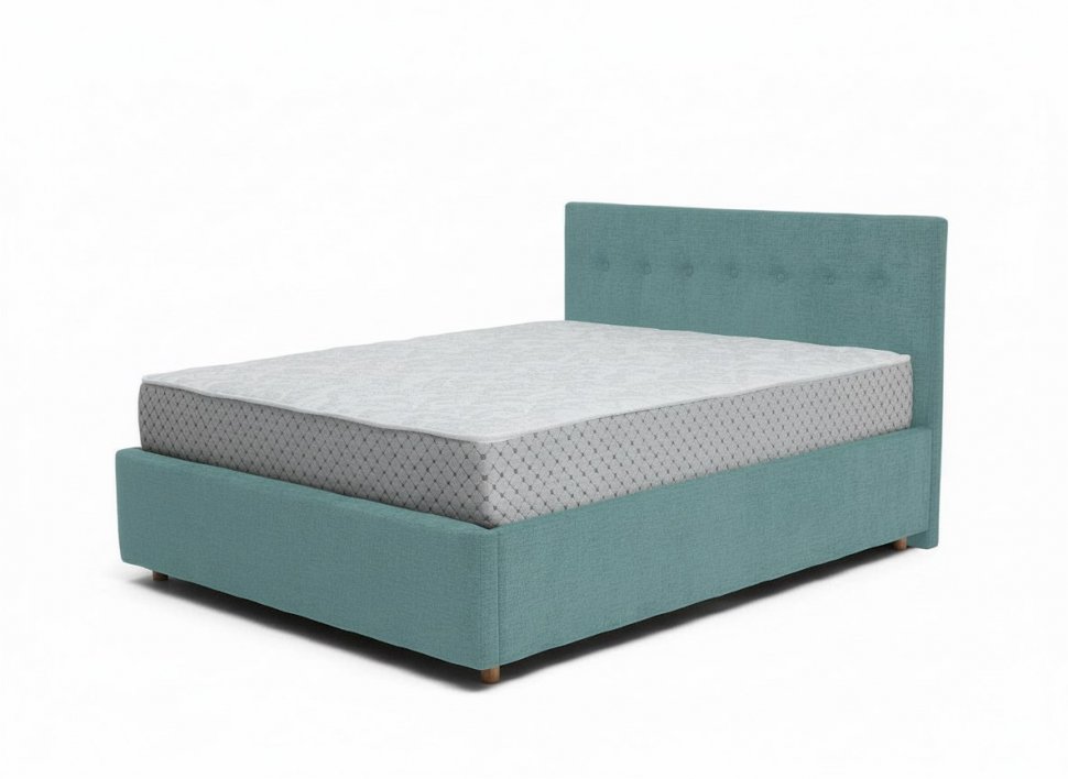 Кровать Nova 1600 с основанием / бирюза №21