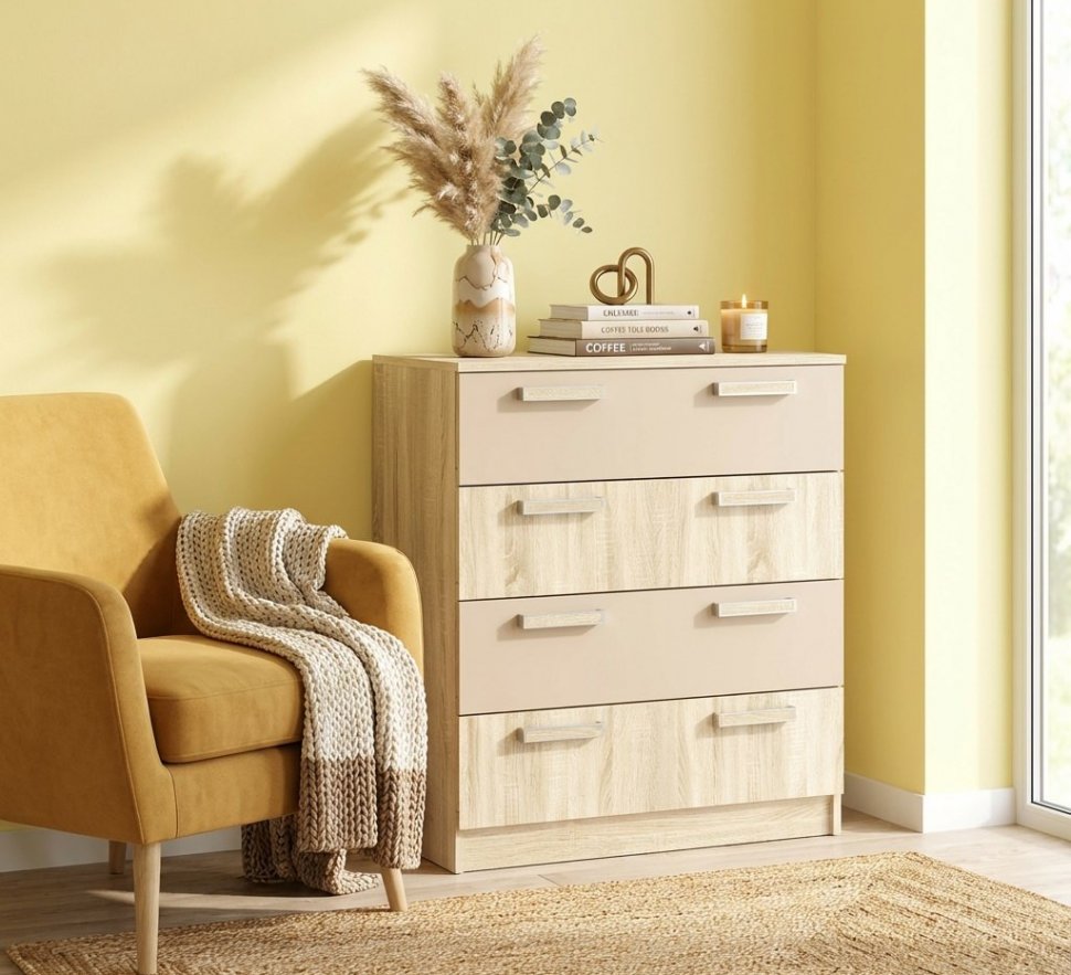 Комод НМ 013.71-01 Акварель Капучино