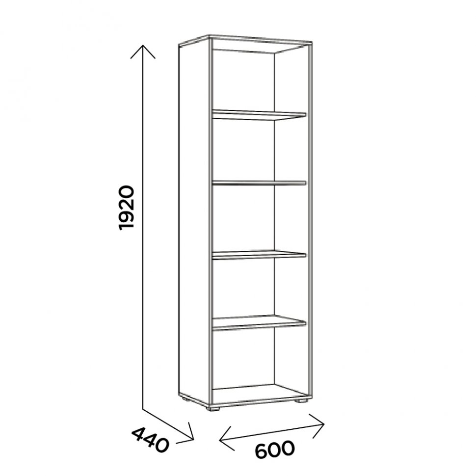Шкаф-пенал Виллитус М2 (Комфорт-S)