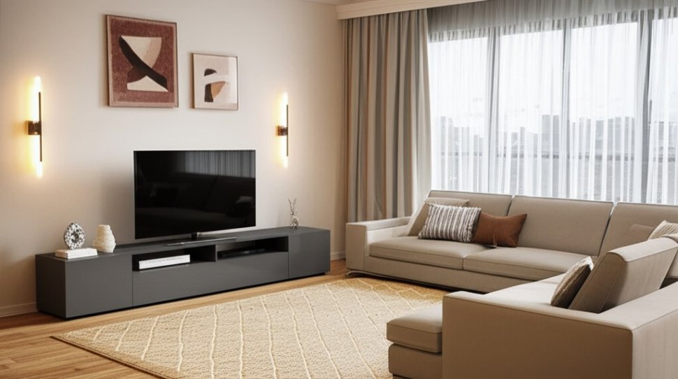 Тумба для телевизора Денвер (Графит серый)