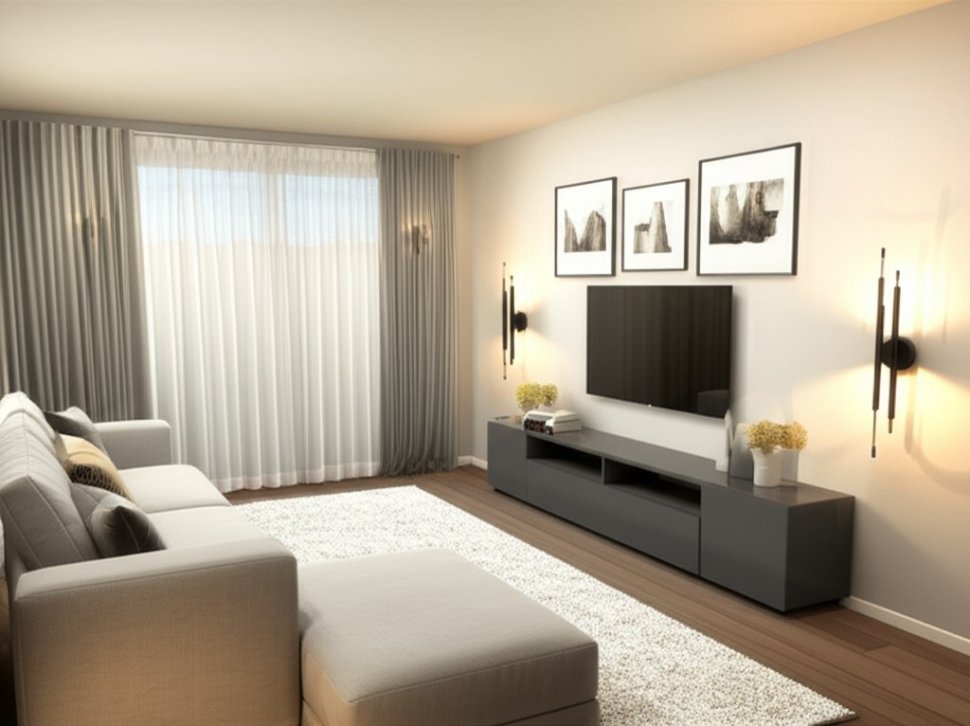 Тумба для телевизора Денвер (Графит серый)