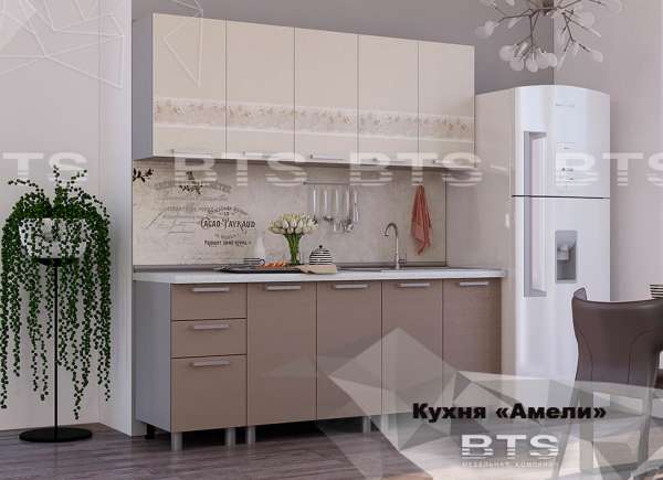 Кухня 2.0 Амели БТС (Твист/ Мокка)