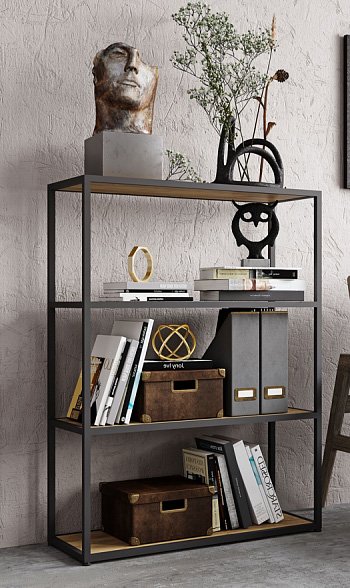 Стеллаж (полка) Лофт-4 8МП4 БТС Крафт