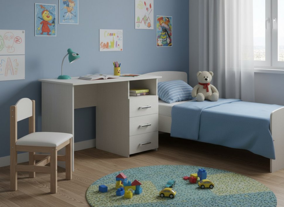 Интел-3 стол компьютерный Бодега светлый