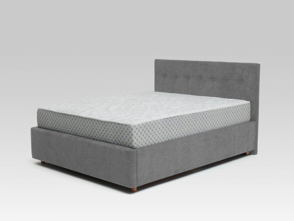 Кровать Nova 1600 с основанием / серый №25