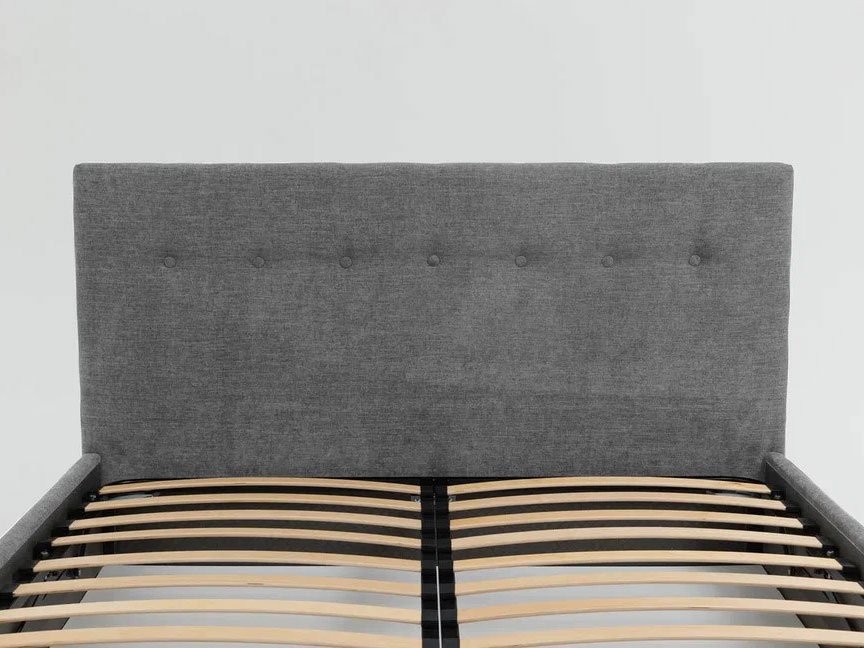 Кровать Nova 1600 с основанием / серый №25