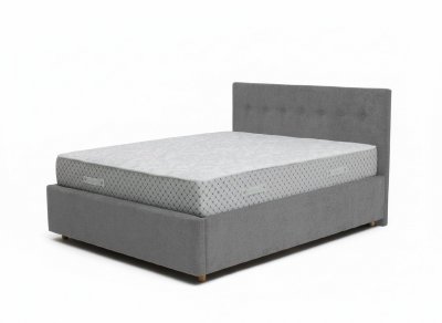 Кровать Nova 1600 с основанием / серый №25