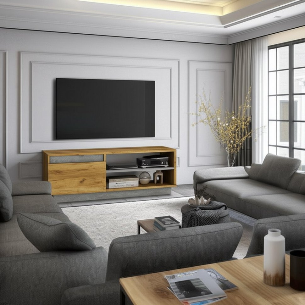 Тумба под ТВ Эмми ТБ-08 (Мебелони)