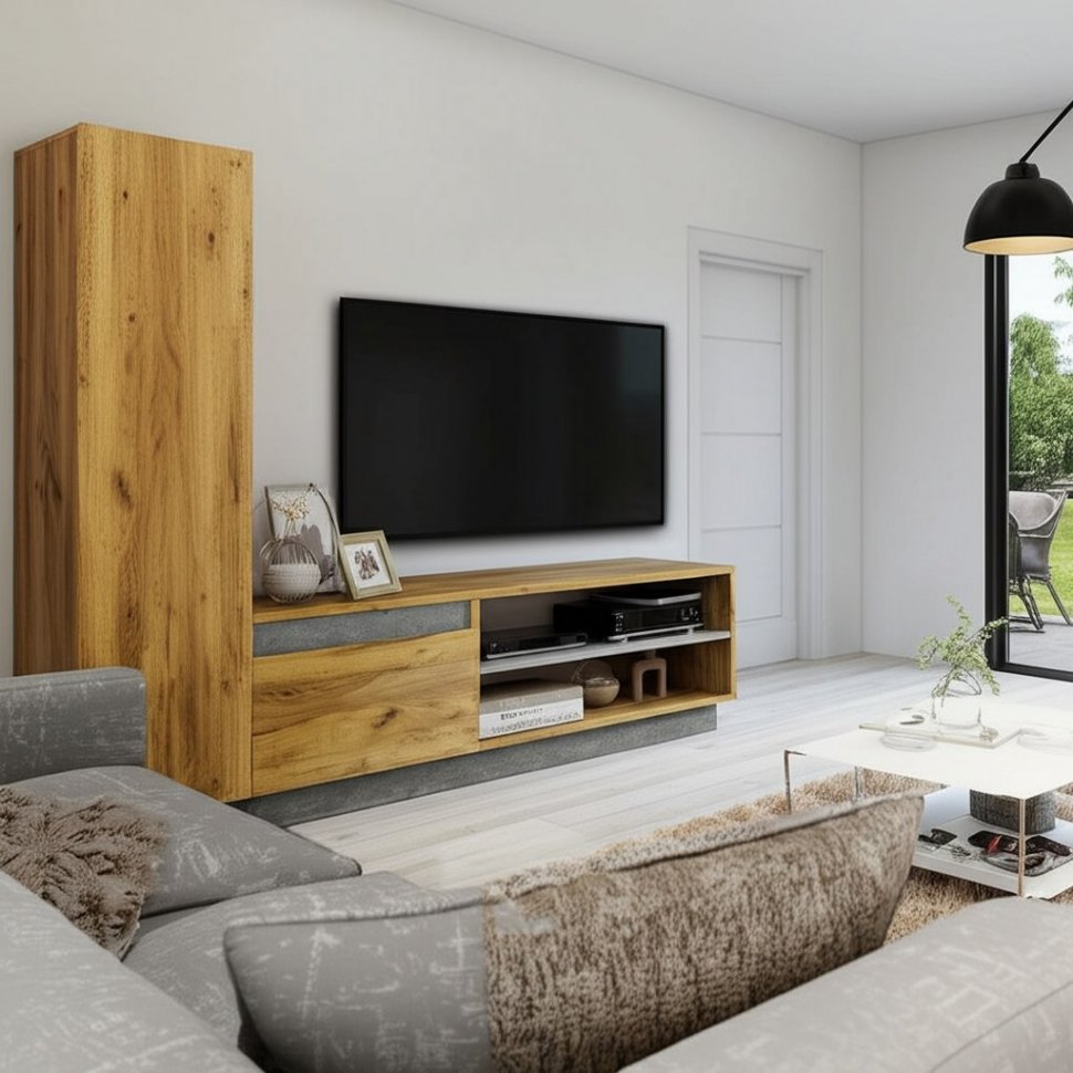 Тумба под ТВ Эмми ТБ-08 (Мебелони)