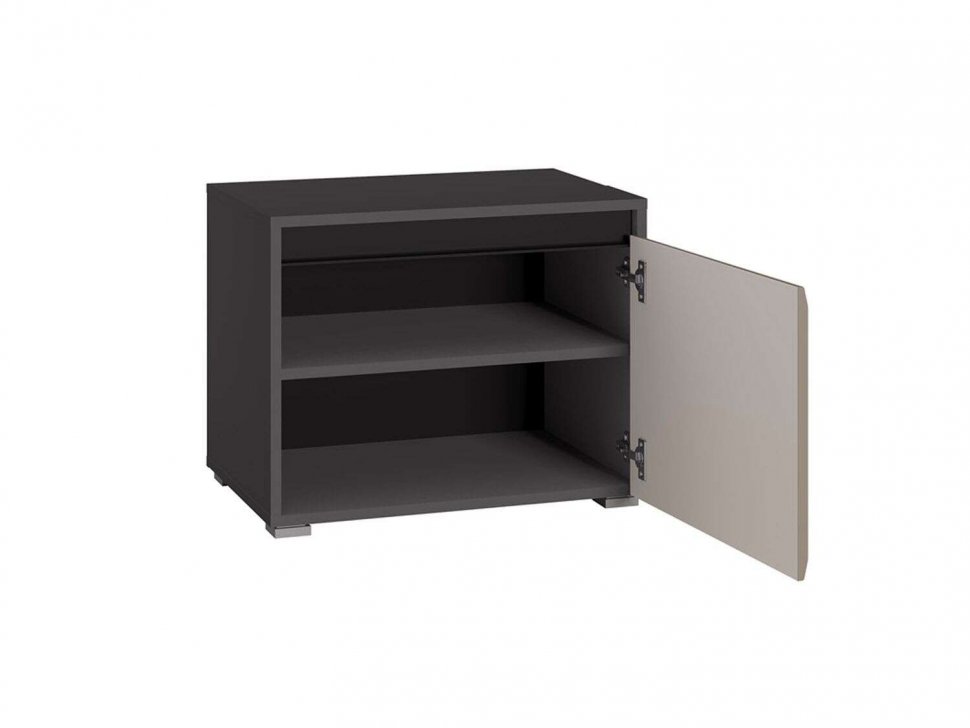 Сидней тумба для обуви 16.129 Антрацит / Капучино