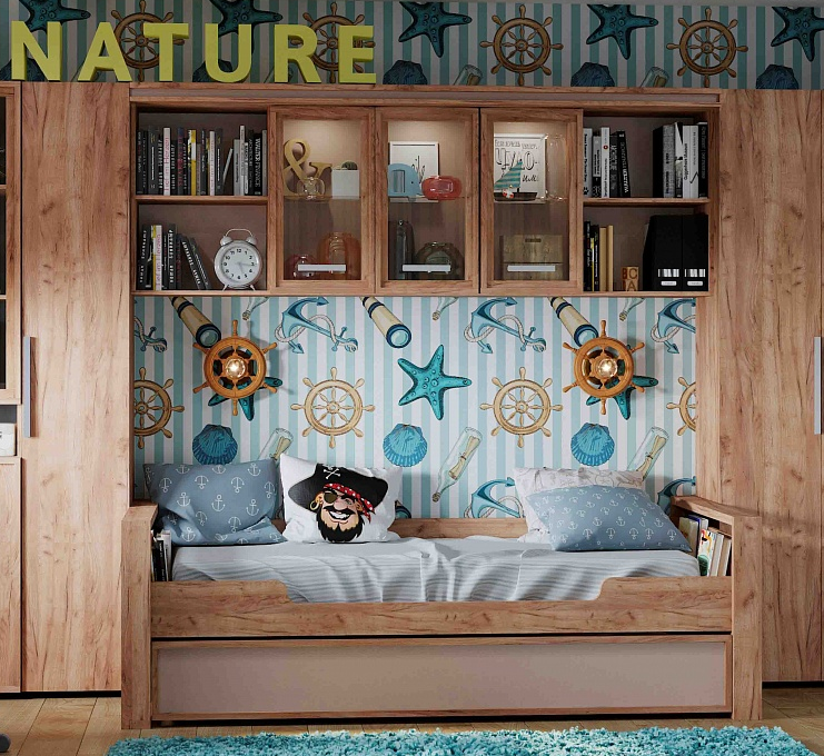 Шкаф навесной (полка) Nature 81 Глазов-мебель