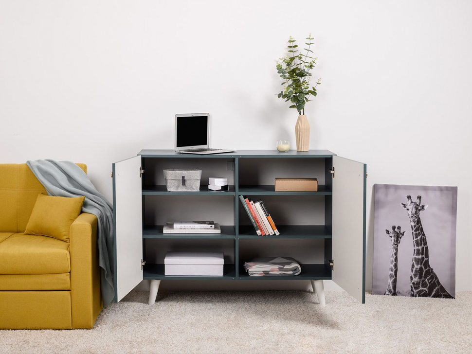 Либера комод 16.230.01 Пасифай / Белый PE шагрень