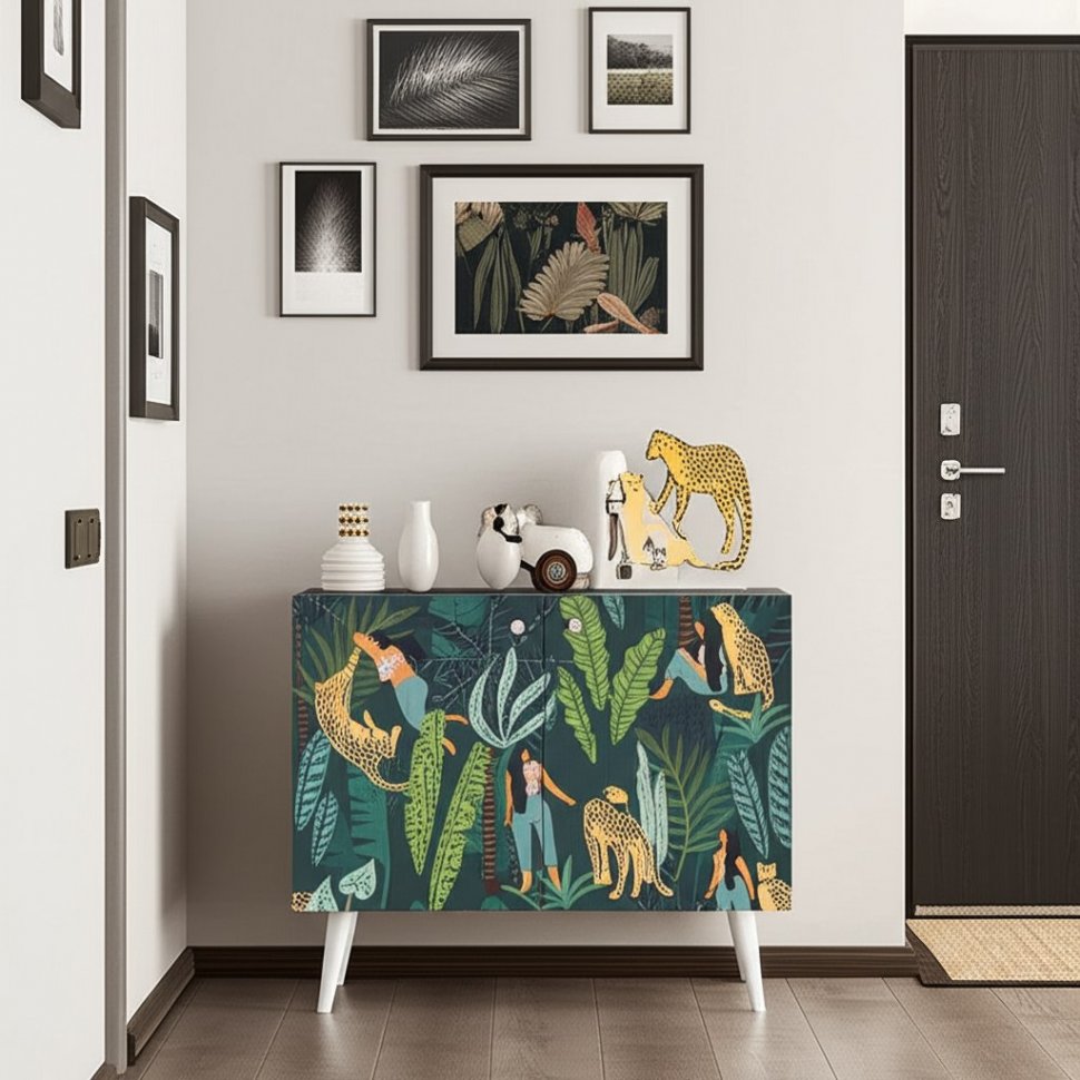 Либера комод 16.230.01 Пасифай / Белый PE шагрень