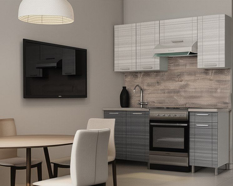 Кухня Бомбей, 1,8 м, с окапом