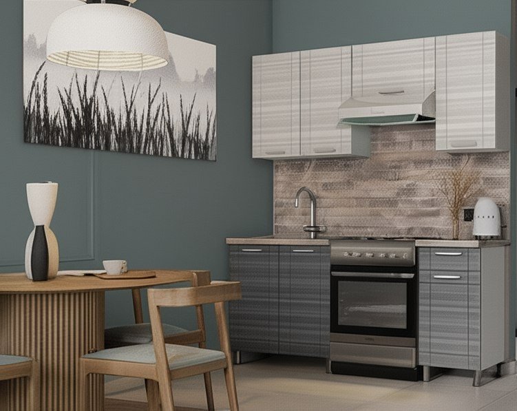 Кухня Бомбей, 1,8 м, с окапом