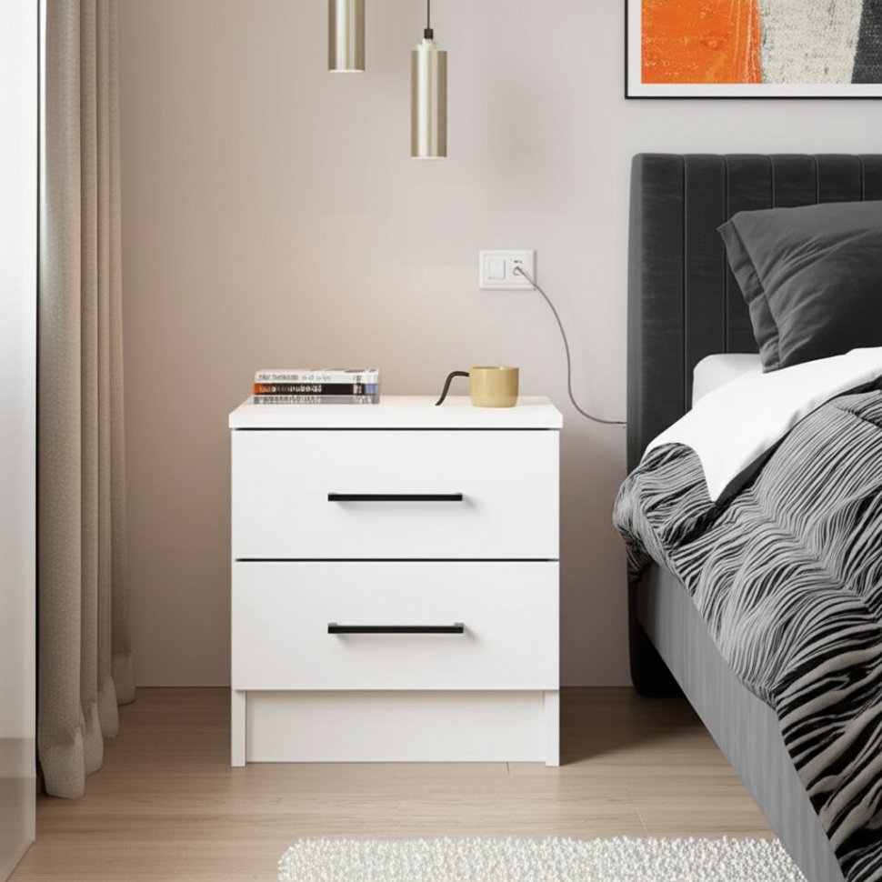 Тумба прикроватная Бали, Белый