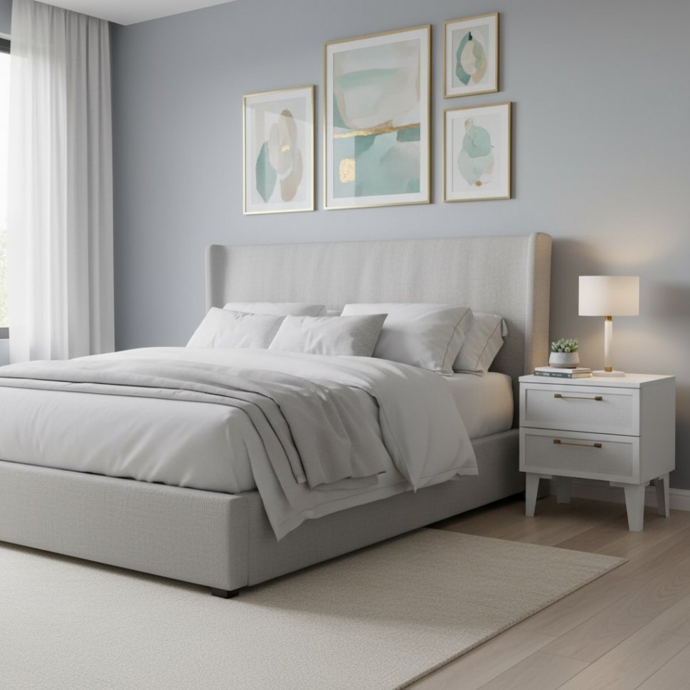 Тумба прикроватная Толедо ТТ-20, Белый