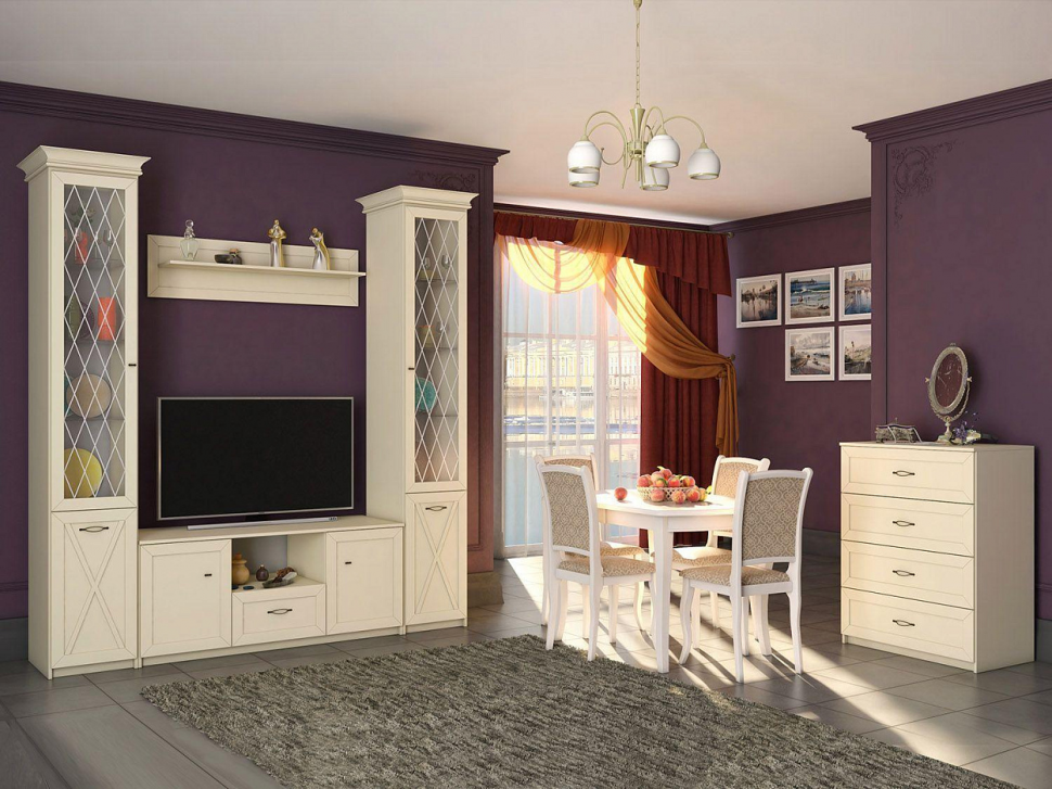 Бэль 40-02 Комод широкий Слоновая кость