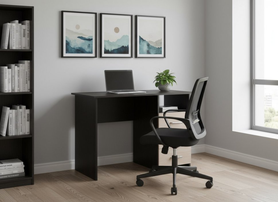 Интел-3 стол компьютерный Бодега Темный / Светлый