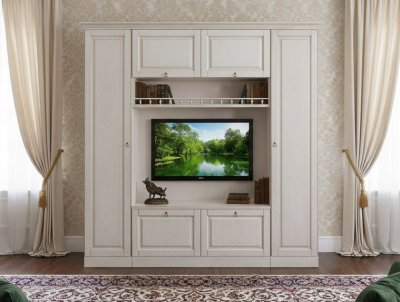 Гостиная Вероника-10 бодега светлый/ясень патина