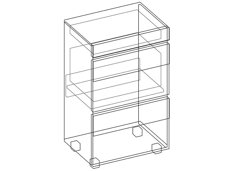 Тумба-обувница Прованс МСТ Модуль 11