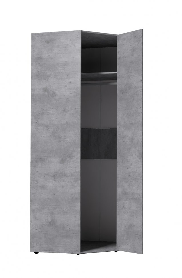 Шкаф угловой Монако 156 (Глазов) Atelier светлый